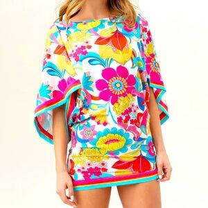 Trina Turk Fontaine Swim Tunic Cover Up Large